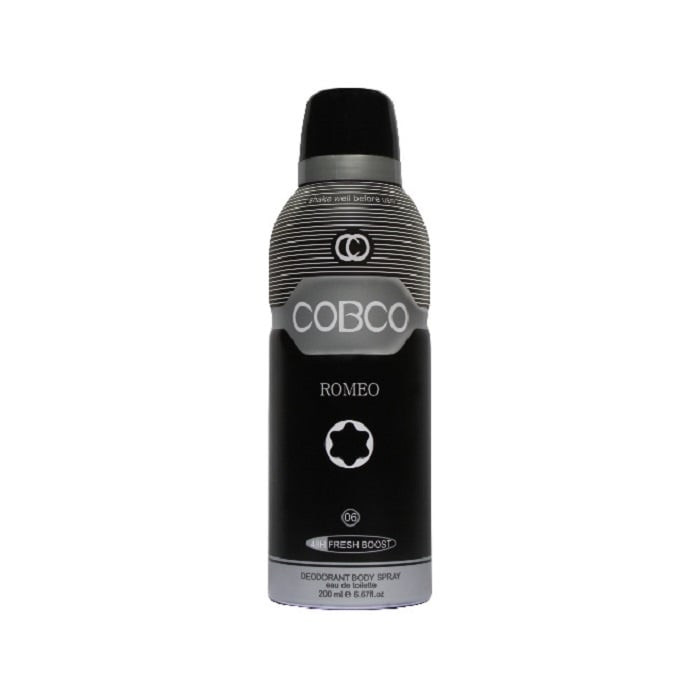 اسپری دئودرانت مردانه cobco مدل Romeo